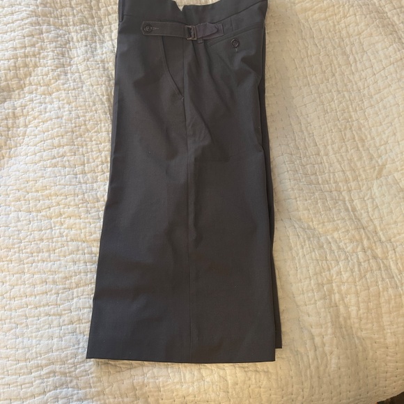 BCBCMaxAzria Gray Wide Leg Cropped Trousers or Culottes Small - Picture 3 of 5